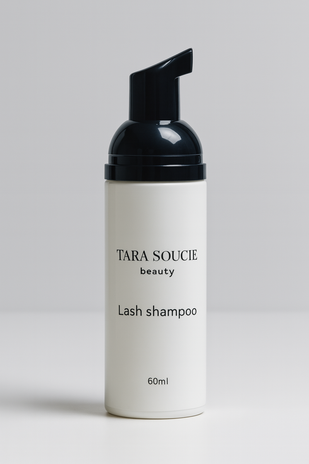 Foaming lash cleanser