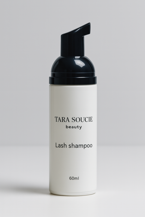 Foaming lash cleanser